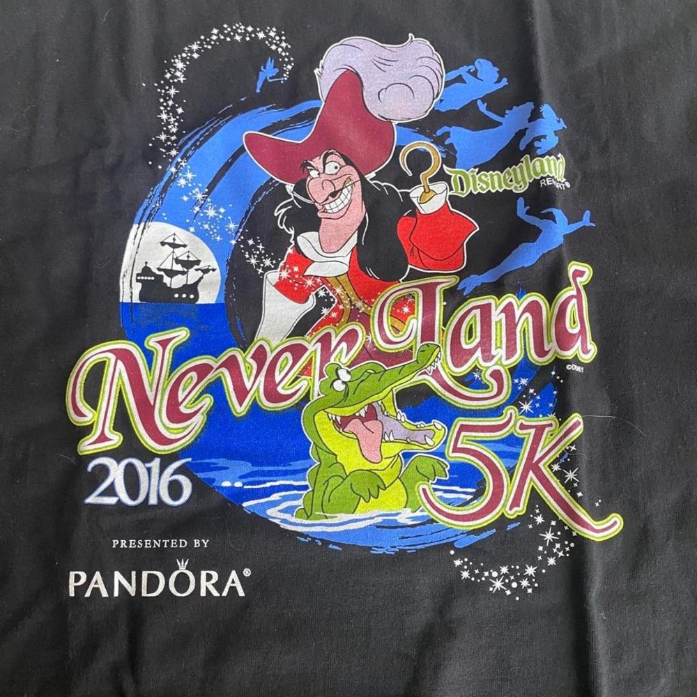 Disney neverland 5K Captain Hook tshirt size 2XL‎ - Picture 5 of 7